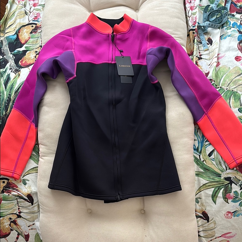 Lemorecn Brand New Girls XXL Rashguard Swim Surf Scuba Wetsuit Top Beach Summer